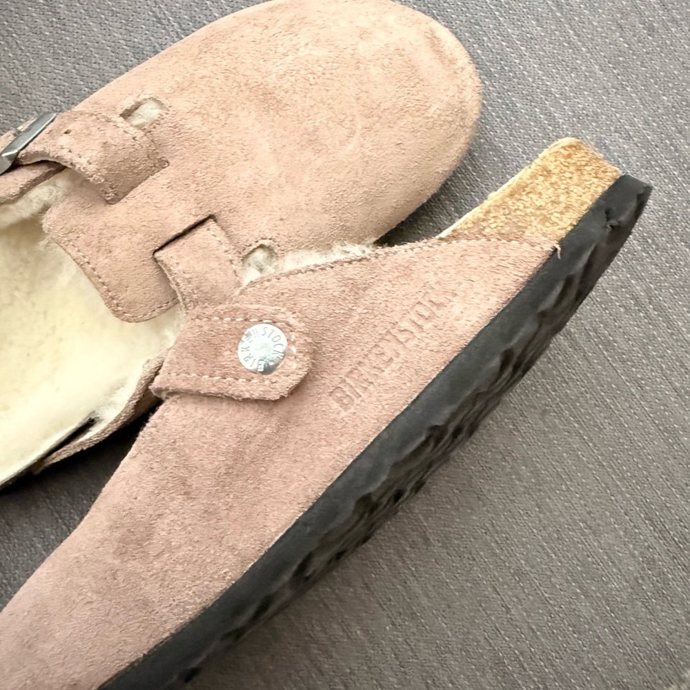 Birkenstock Women's Boston Shearling Clogs size 7/7.5 - Picture 6 of 7